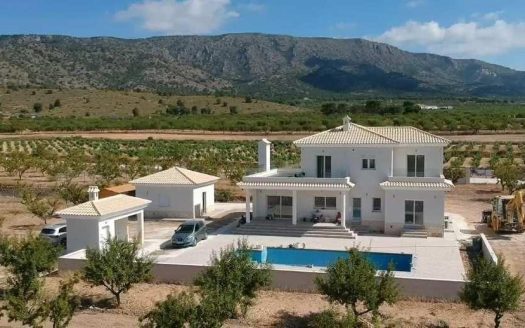 New build villas in Pinoso on rural plots