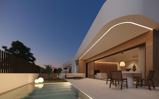 New Build Corner Quad Villas with Private Pool in Dolores, Alicante