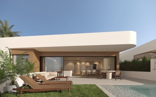 New Build Corner Quad Villas with Private Pool in Dolores, Alicante