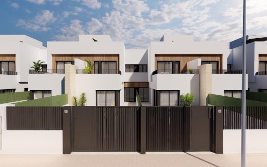 Modern Semi-Detached Villas with Private Pool Near the Sea in Santiago de la Ribera