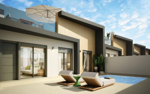 New Build Townhouses with Private Pool in Avileses, Murcia