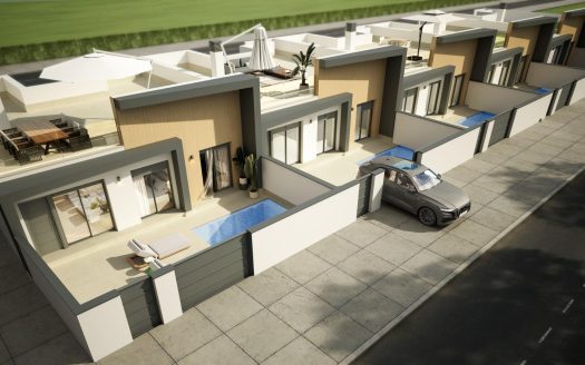 New Build Townhouses with Private Pool in Avileses, Murcia