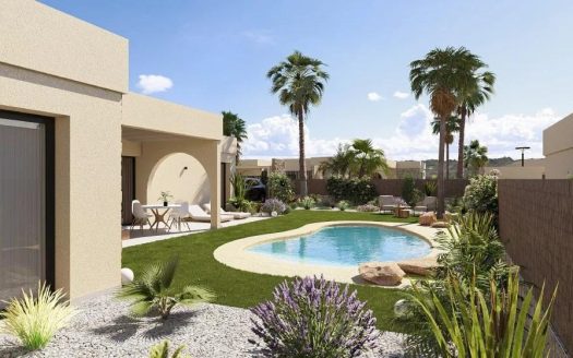 Contemporary One Level Villas in Altaona Golf Resort Murcia