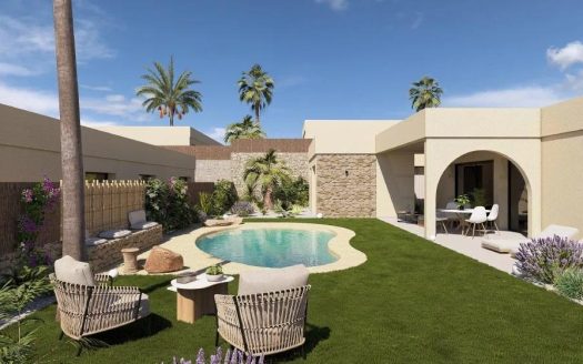 Contemporary One Level Villas in Altaona Golf Resort Murcia