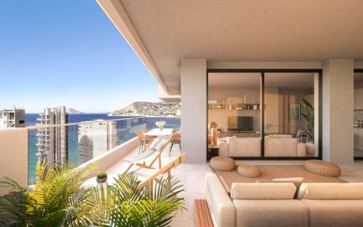 NEW BUILD APARTMENTS WITH THE SEA VIEWS IN CALPE
