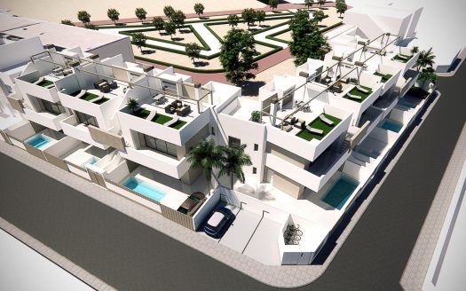 New Build Bungalows for Sale in Pilar de la Horadada 3 km from Beach