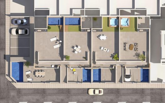 Modern New Build Bungalows for Sale in San Pedro del Pinatar Near the Beach