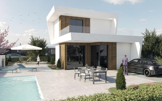 New Build Villas in Altaona Golf Resort Murcia with Private Pool and Mountain Views