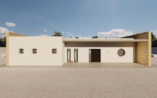 Modern newly built villa on a large rural plot near Pinoso