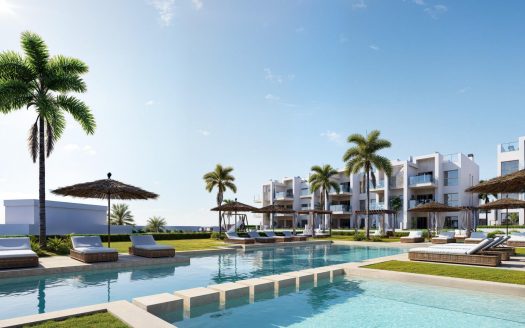 New Build Resort Apartments at La Serena Golf-Los Alcazares Near the Beach