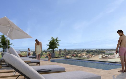 New Build Apartments for Sale in Catral Alicante with Rooftop Pool