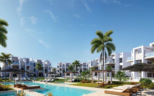 New Build Resort Apartments at La Serena Golf-Los Alcazares Near the Beach
