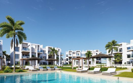 New Build Resort Apartments at La Serena Golf-Los Alcazares Near the Beach