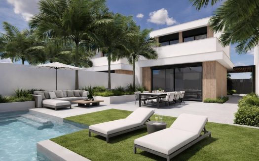 New Build Villas with Private Pool Near La Serena Golf in Los Alcazares