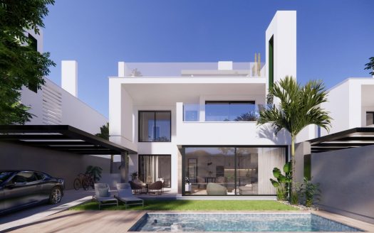 NEW BUILD VILLAS IN PRIVATE GATED RESORT IN PROVINCE OF MURCIA