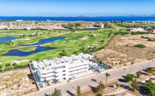 New Build Apartments and Villas Frontline Golf in Los Alcazares Costa Calida