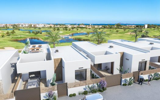 New Build Apartments and Villas Frontline Golf in Los Alcazares Costa Calida