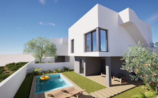 Development of 3 newly built detached villas with private swimming pools at the Mazarrón Country Club