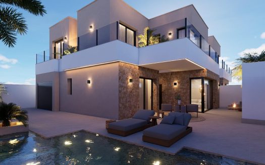 New Build Luxury Villas for Sale in San Pedro del Pinatar Near the Mar Menor