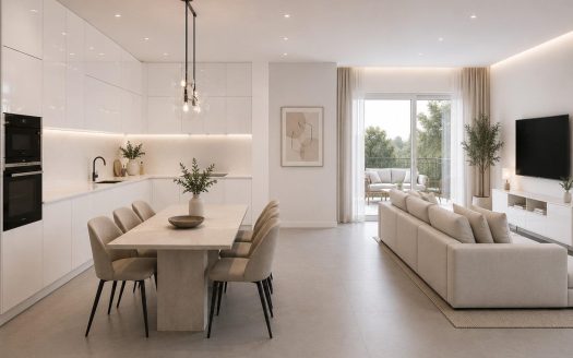 Development of 4 newly built semi-detached and terraced villas with private swimming pools at the Mazarrón Country Club