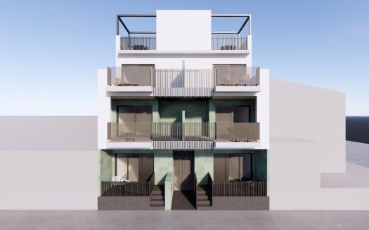 New Mediterranean Apartments Just 100 m from the Beach in Torre de la Horadada
