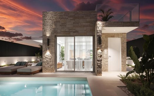 Exclusive New Build Villas with Private Pool Near the Beach in Los Alcazares