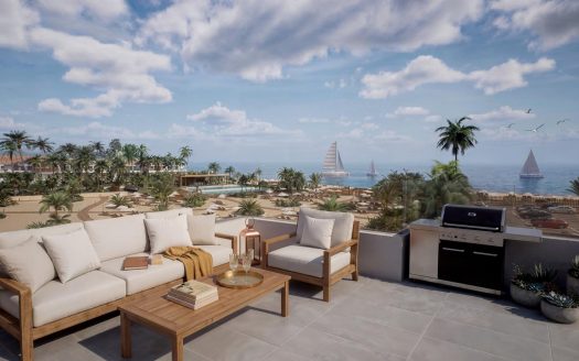 Luxury Tourist Apartments and Villas with Private Beach in First Line of Vera Playa-Almería
