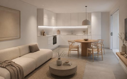 Development of 4 newly built semi-detached and terraced villas with private swimming pools at the Mazarrón Country Club