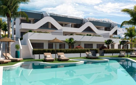 New Build Apartments with Open Views in Alfaz del Pi