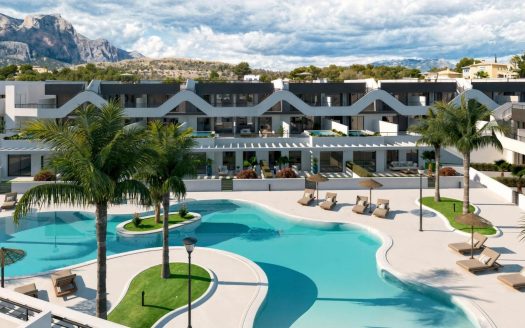 New Build Apartments with Open Views in Alfaz del Pi
